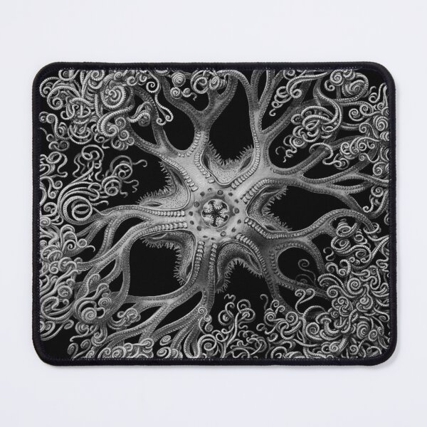 Item preview, Jellyfish Octopus Squid Kraken Art Tentacles Seashell Haeckel Deep Sea Ocean Creatures Lover designed and sold by Mechanical Whispers.