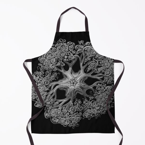 Item preview, Jellyfish Octopus Squid Kraken Art Tentacles Seashell Haeckel Deep Sea Ocean Creatures Lover designed and sold by Mechanical Whispers.
