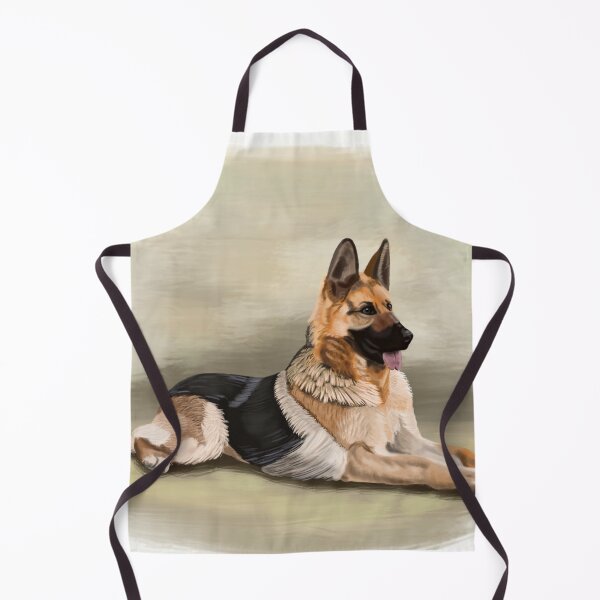 Item preview, german shepherd, art for print designed and sold by ALVALERA.