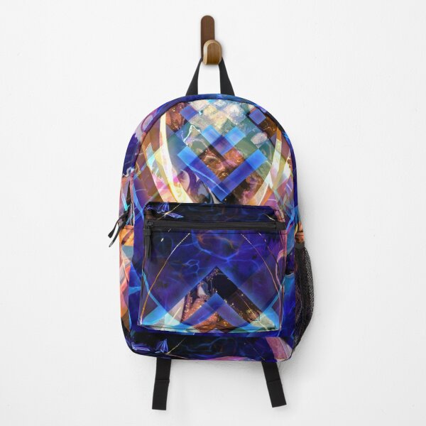Item preview, Crystal cave abstract blue geometric art designed and sold by stuukstly.