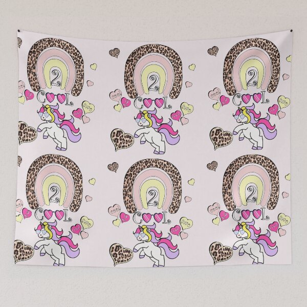 Item preview, Unicorn Dreaming 2 Cool Cute Leopard Print Rainbow Happy Gift designed and sold by tamdevo1.