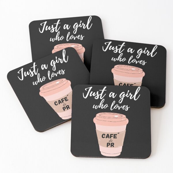 Item preview,  Just A Girl Who Loves Coffee  designed and sold by Rockopolys.