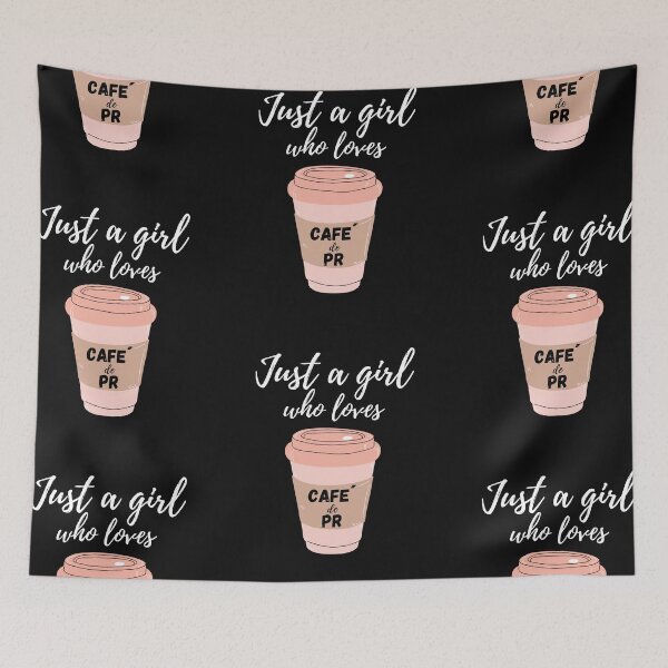 Item preview,  Just A Girl Who Loves Coffee  designed and sold by Rockopolys.
