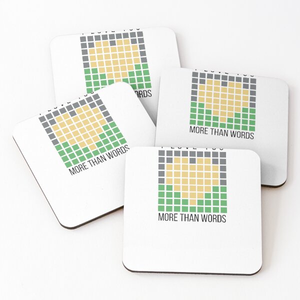 Item preview, Wordle, I love you more than words, word game design designed and sold by emmamarlene.