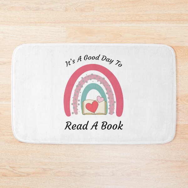 Item preview, it's a Good Day to Read a book - rainbow lover designed and sold by MOONINSPIRATION.
