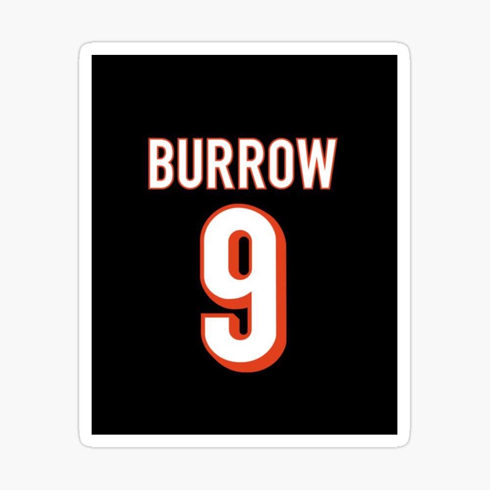 Burrow Jersey Poster for Sale by cocreations