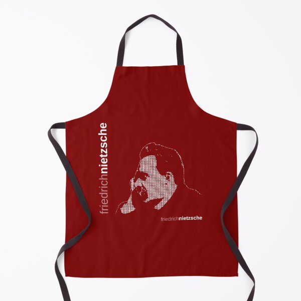 Item preview, Friedrich Nietzsche typographic poster (red) designed and sold by CMYKStudio.