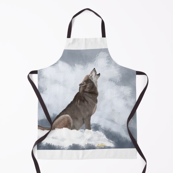 Item preview, wolf on white background designed and sold by ALVALERA.
