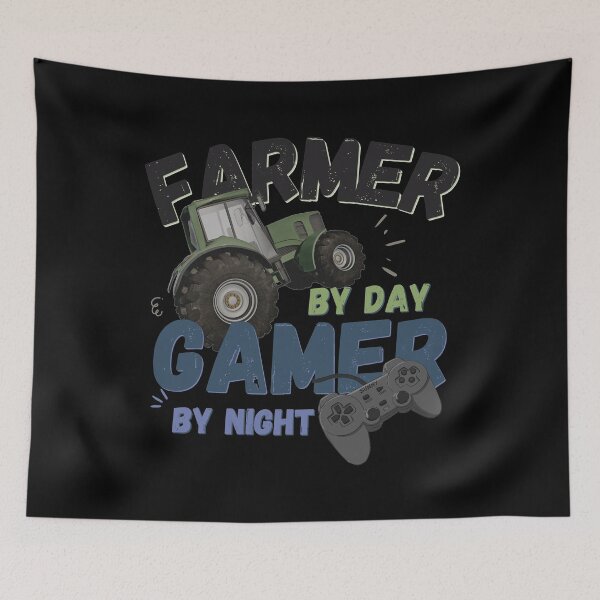 Item preview, Copie de Farmer By Day Gamer By Night designed and sold by ni3ma.