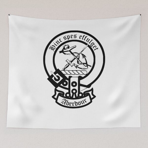 Item preview, Aberdour Scottish Clan Surname crest designed and sold by BagTown Clans.