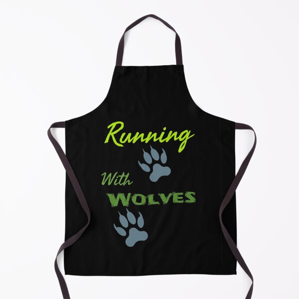 Item preview, Running With Wolves Graphic (Green on Black) designed and sold by GladBlackLamb.