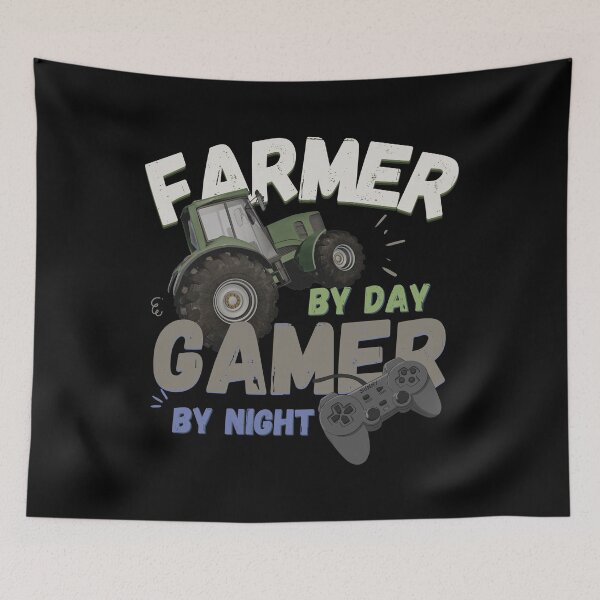 Item preview, Copie de Copie de Farmer By Day Gamer By Night designed and sold by ni3ma.