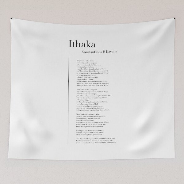 Item preview, Ithaka by Konstantinos P. Kavafis designed and sold by wisemagpie.
