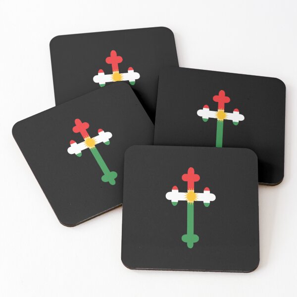 Item preview, Kurdish Flag Cross designed and sold by KurdishShops.