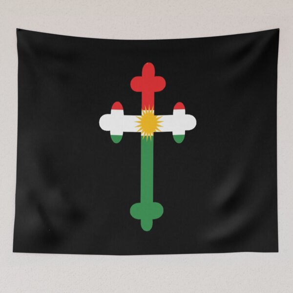 Item preview, Kurdish Flag Cross designed and sold by KurdishShops.