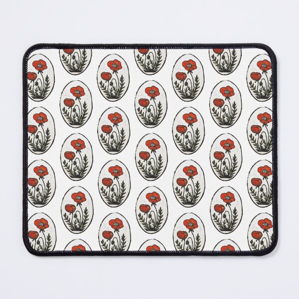 Item preview, Lino print - Poppy's love designed and sold by Karolien Kenis.
