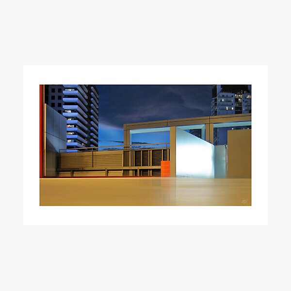 Crown Carpark Photographic Print