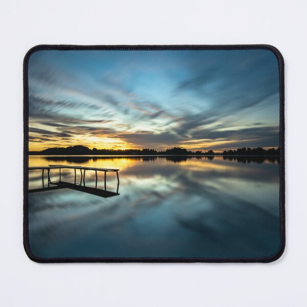 Item preview, Sunset at Staffelsee designed and sold by bluelandphoto.