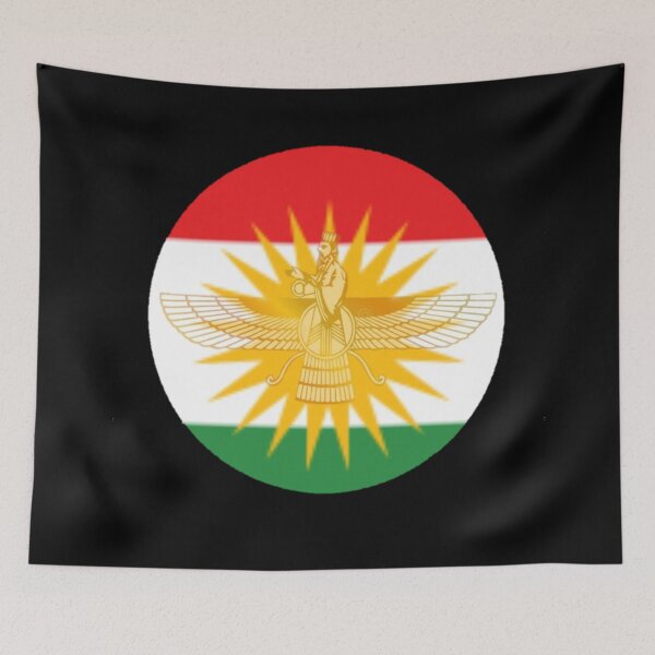 Item preview, KURDISTAN Flag ZARATHUSHTRA designed and sold by KurdishShops.