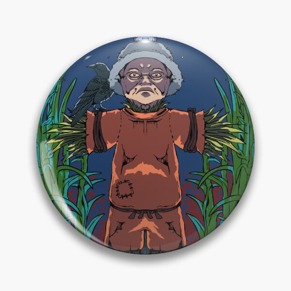 Item preview, Creepy Scarecrow in a Corn Field at night designed and sold by wozzobstudios.