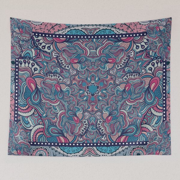 Item preview, Rug Colorful Geometric Flora Pattern designed and sold by MrEddie10.