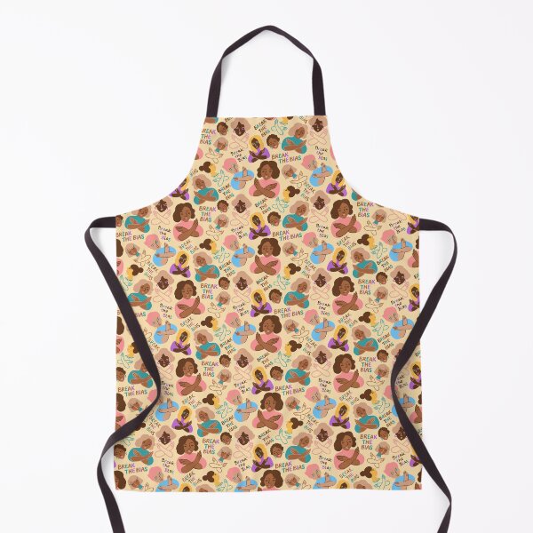 Item preview, Break The Bias! seamless pattern on light yellow - IWD 2022 designed and sold by Irina Ivanova.