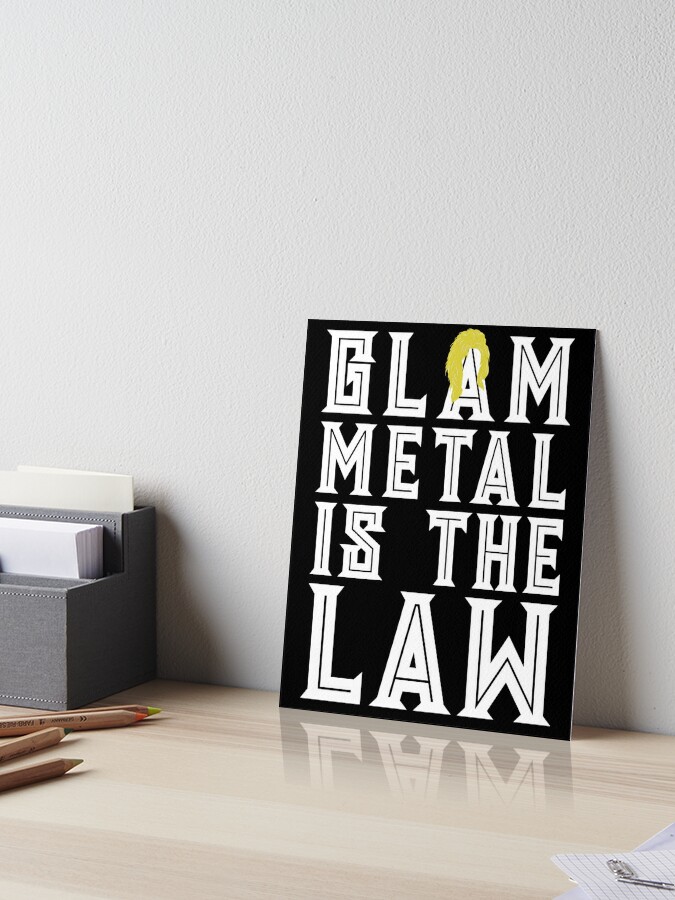 GLAM METAL IS THE LAW Hair Metal Wig