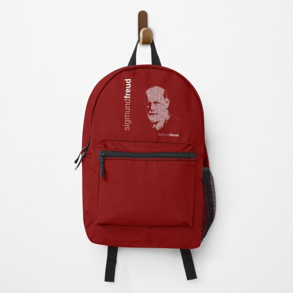 Item preview, Sigmund Freud typographic poster (red) designed and sold by CMYKStudio.