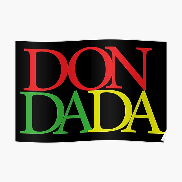 don dada t-shirt design classique afrique Poster