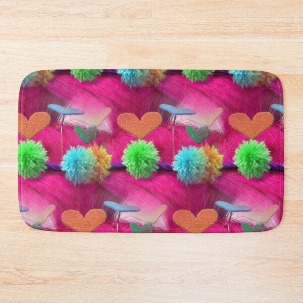 Item preview, Retro abstract illustration motif of pompom flowers and hearts. designed and sold by DaliaSabryTee.