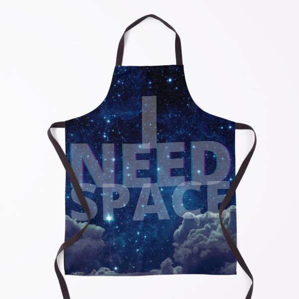Item preview, I Need Space - Dark Blue Galaxy designed and sold by Quirkdom.