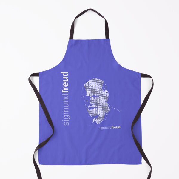 Item preview, Sigmund Freud typographic poster (indigo) designed and sold by CMYKStudio.