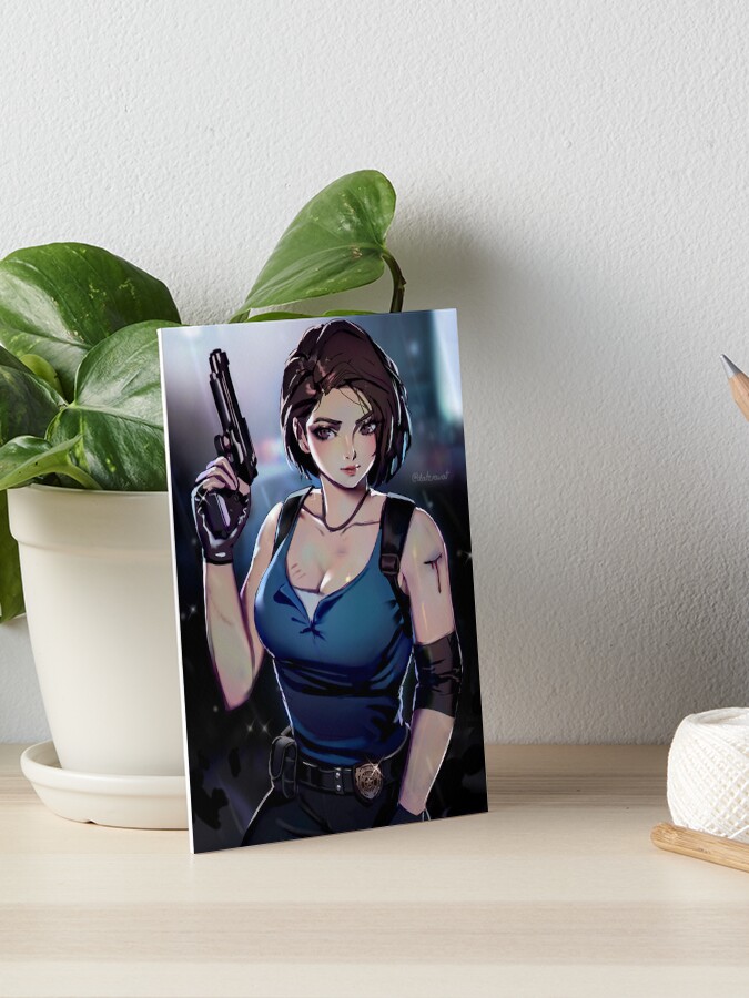 Jill Valentine Resident Evil 3 remake Art Board Print for Sale by