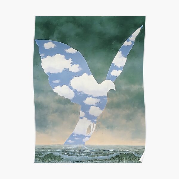 René Magritte - La grande famille Poster