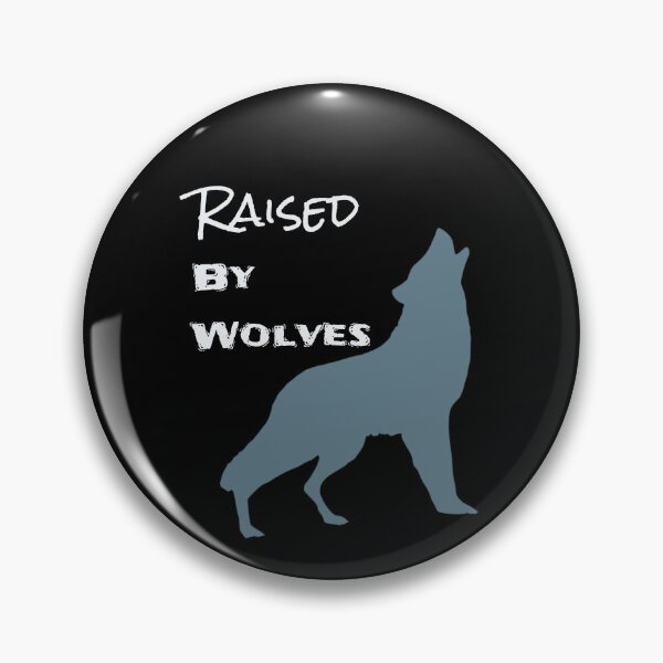 Item preview, Raised by Wolves Graphic (White on Black)   designed and sold by GladBlackLamb.