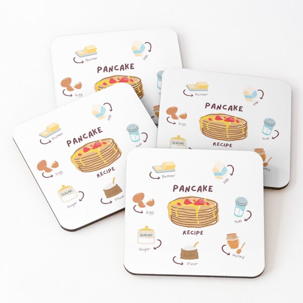 Item preview, Pancake Recipe Ingredients designed and sold by ChristinaLittle.