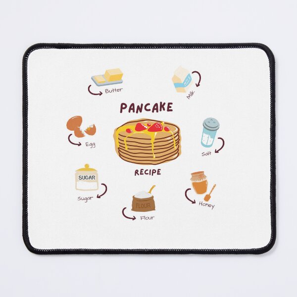 Item preview, Pancake Recipe Ingredients designed and sold by ChristinaLittle.