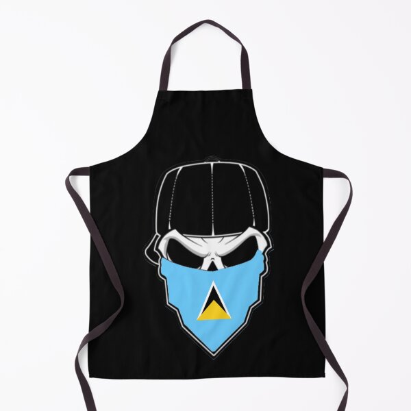 Item preview, St Lucia Flag Bandana designed and sold by West indian touch.