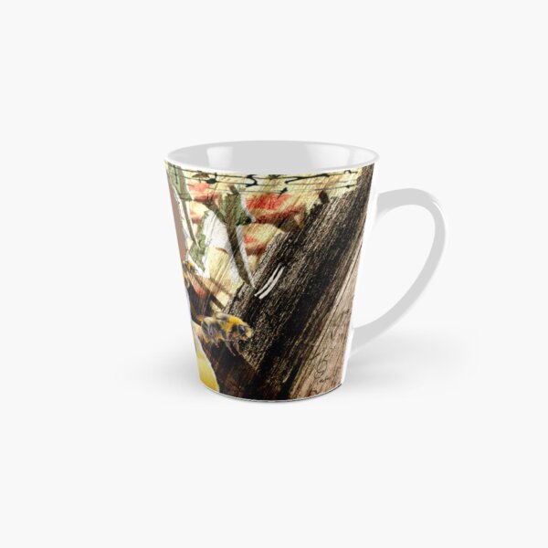 Feathers And Bees In My Secret Garden Tall Mug