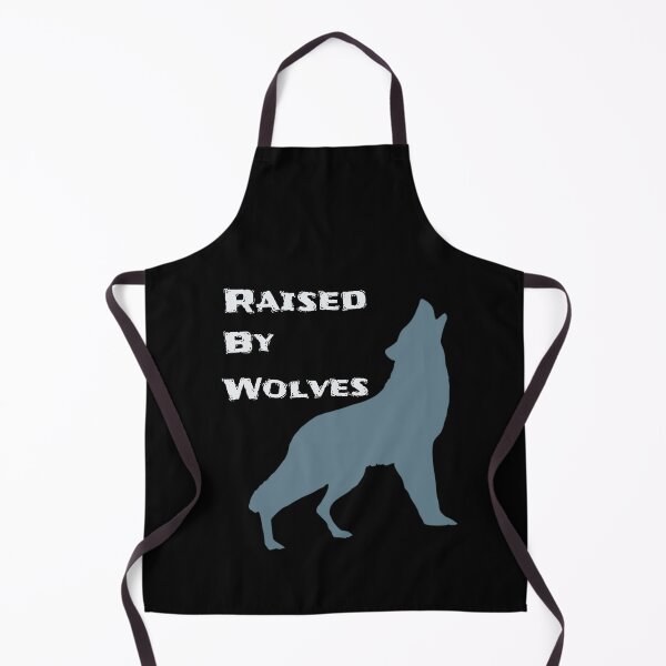 Item preview, Raised by Wolves Graphic (White on Black, Bold Font) designed and sold by GladBlackLamb.