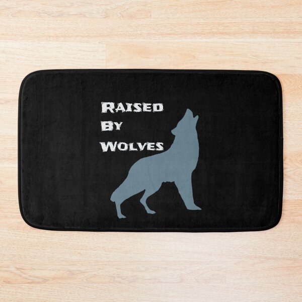 Item preview, Raised by Wolves Graphic (White on Black, Bold Font)   designed and sold by GladBlackLamb.