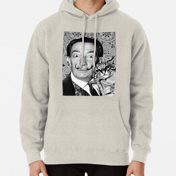 Salvador Dali and his beloved Savannah Pullover Hoodie