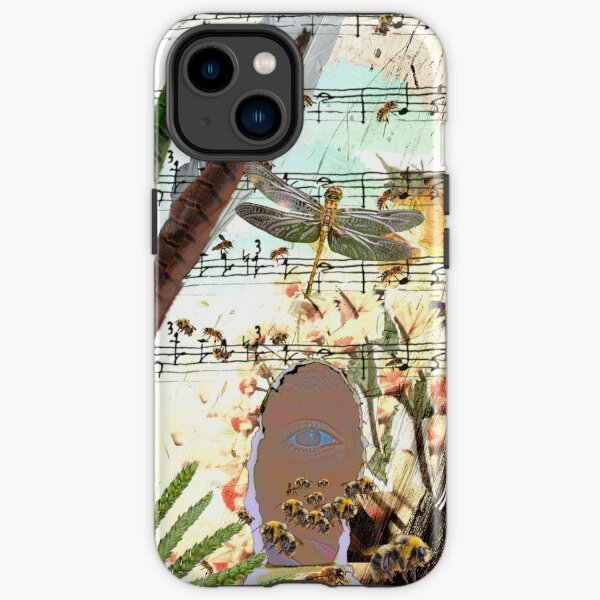 Feathers And Bees In My Secret Garden iPhone Tough Case