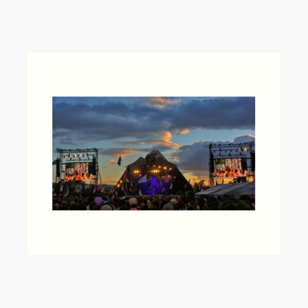 Item preview, Pyramid Stage At The Glastonbury Music Festival designed and sold by Graham Lavender.