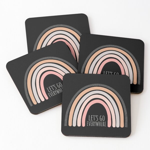 Item preview, let's go everywhere, rainbow designed and sold by retrippy.