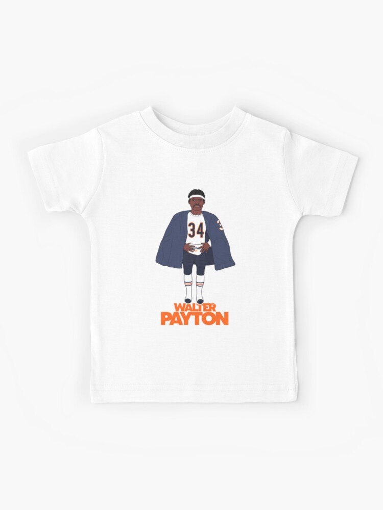 Retro Walter Payton Football Sideline Cape' Kids T-Shirt for Sale by  acquiesce13