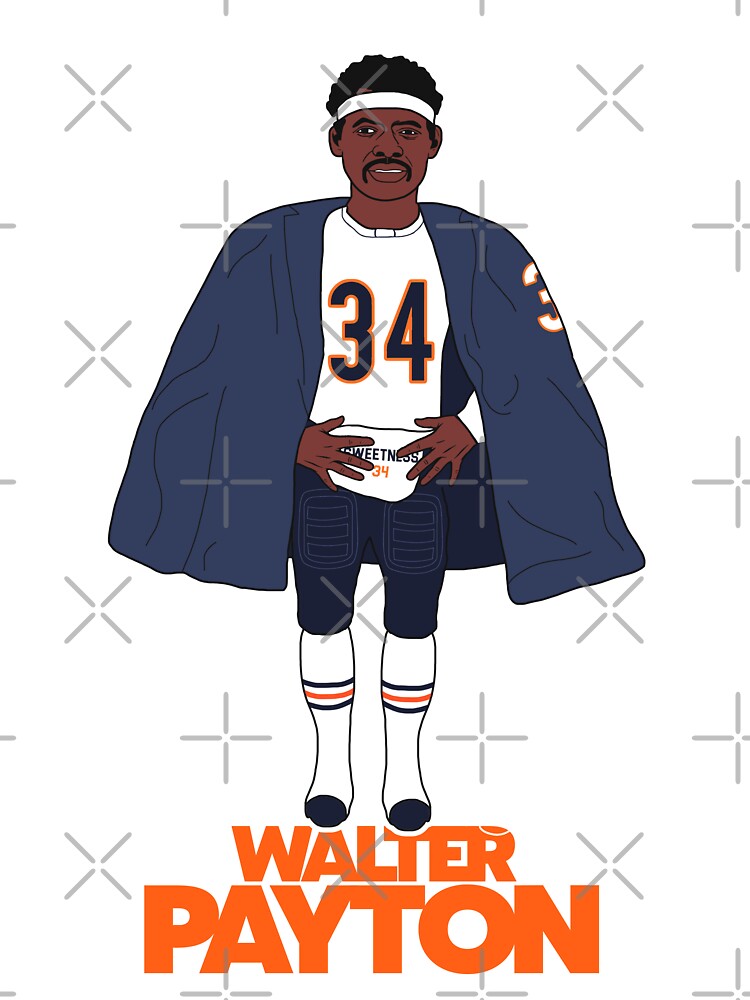 Retro Walter Payton Football Sideline Cape Kids T-Shirt for Sale by  acquiesce13