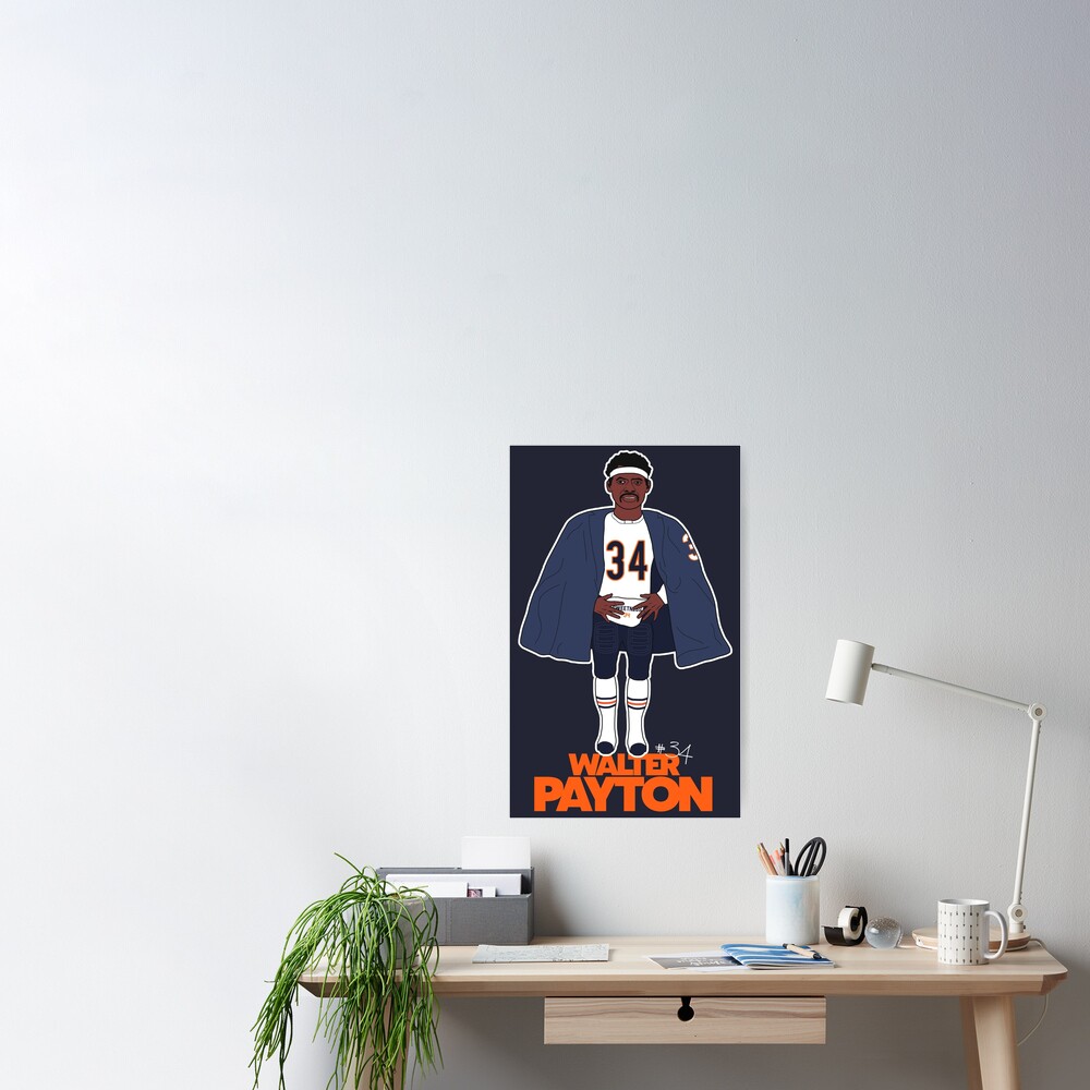 Retro Walter Payton Football Sideline Cape Kids T-Shirt for Sale by  acquiesce13