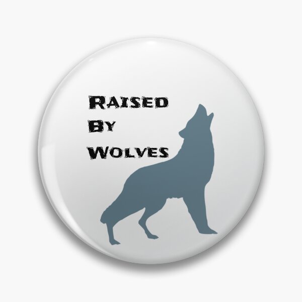 Item preview, Raised by Wolves Graphic (White, Bold Font)   designed and sold by GladBlackLamb.