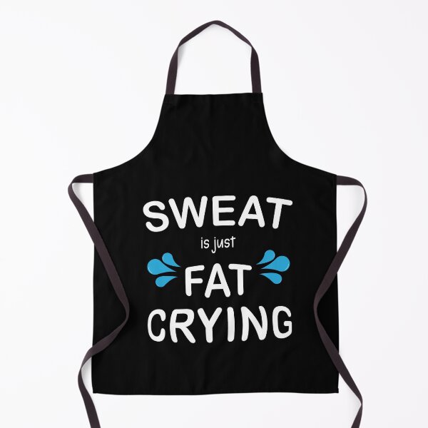 Item preview, Sweat Is Just Fat Crying Funny Workout Gym Sarcastic saying, Funny joke meme gift for your friend designed and sold by runouts.